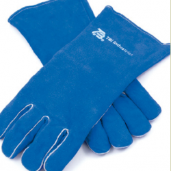 Gants de soudeur bleu MIG/MAG
